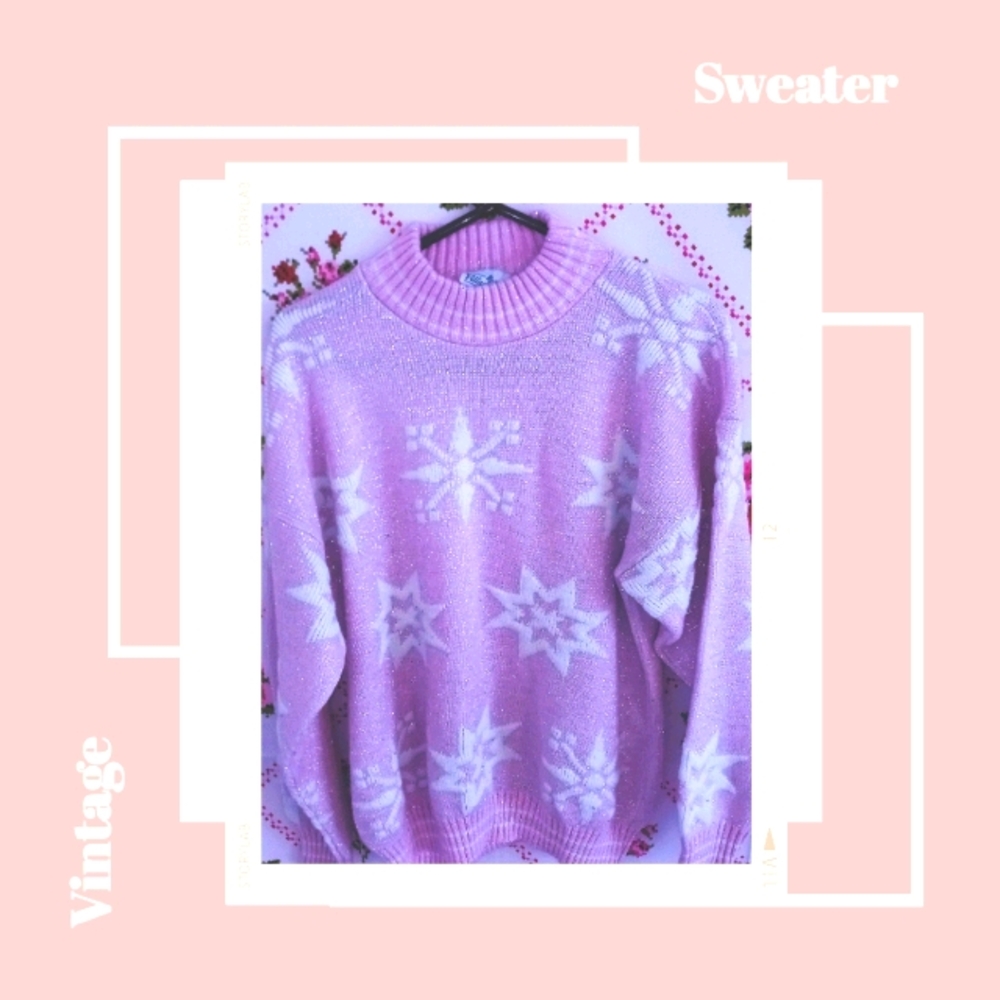 Vintage Village Faire sweater